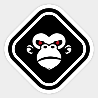 Monkey logo Sticker